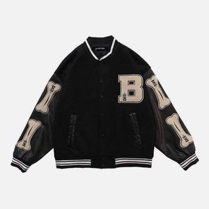 Aelfric Eden Bone Varsity Jacket